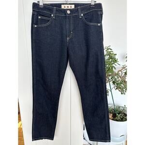 AMO Denim Bow Soft Raw, NWOT, Size 28